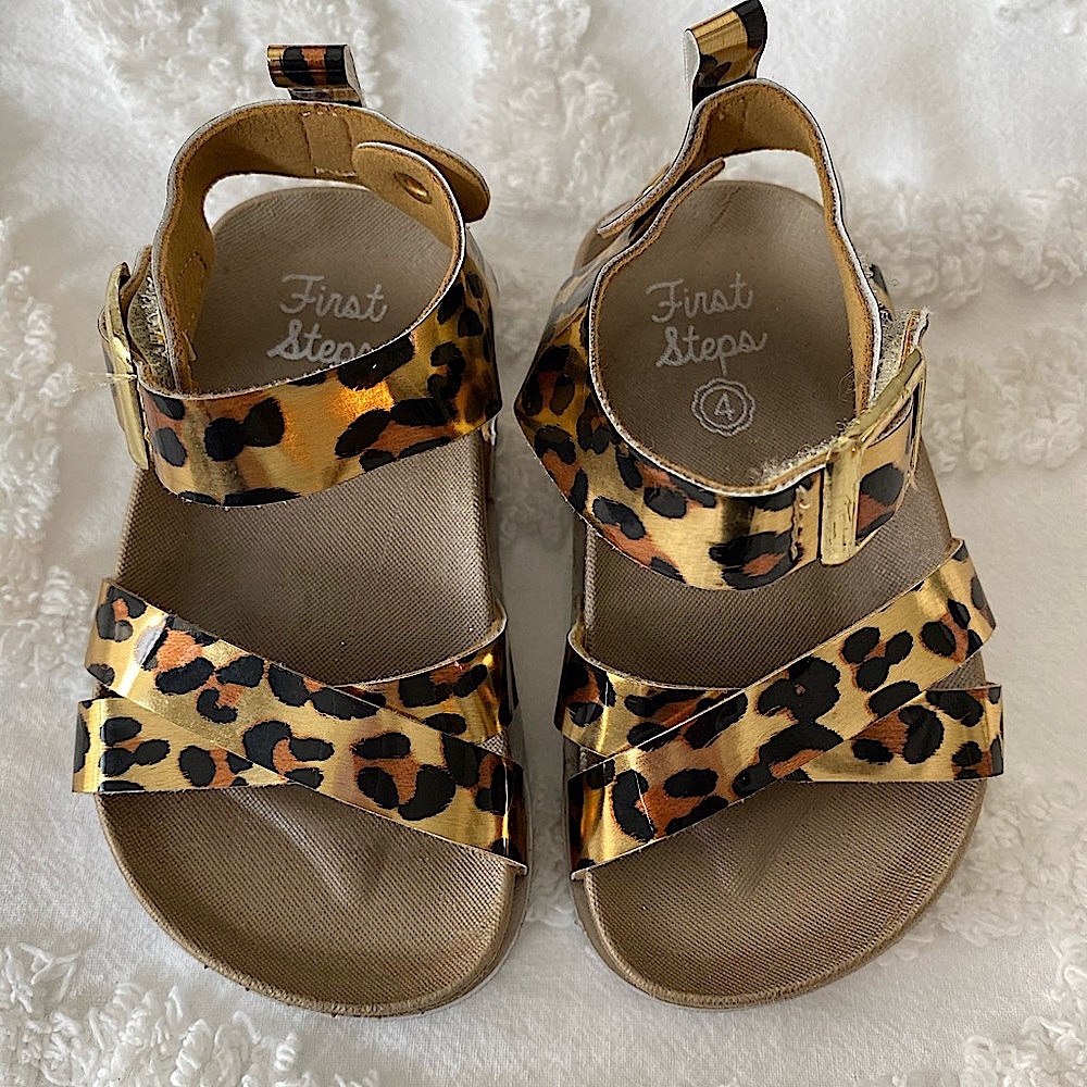 First Steps leopard sandals - Picture 2 of 6